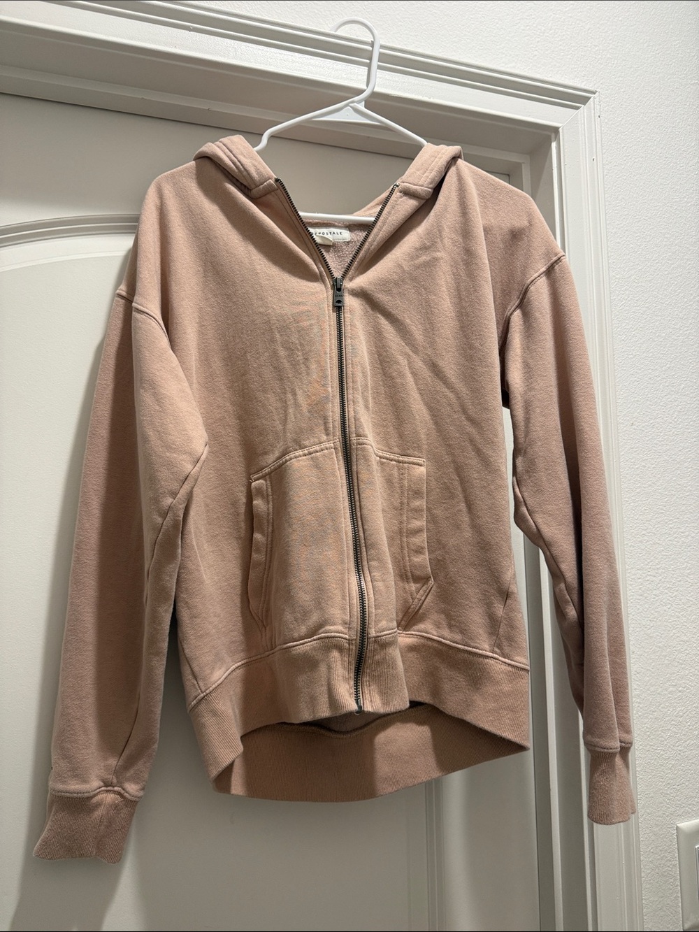 Aeropostale Dusty Rose Zip-Up Hoodie